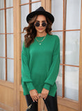 Large Size Loose Casual Round Neck Sweater