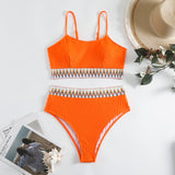 Split Shoulder Strap Bikini