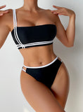 ONE-SHOULDER SEXY SPLIT SWIMSUIT BIKINI