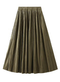 Autumn and Winter Pleated Skirt