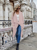 Women Knitted Long Sweater Coat