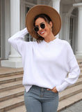 Large Size Loose Casual Round Neck Sweater