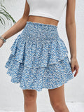 Play Slim Floral Short Skirt