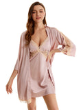 LACE SUSPENDER NIGHTGOWN PAJAMAS SUIT