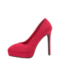 POINTED SUEDE NIGHTCLUB STILETTO SHOES