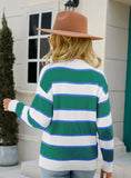 Round Neck Pullover Long Sleeve Sweater