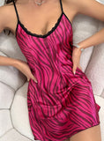 THIN ICE SILK PAJAMAS NIGHTDRESS