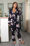 FASHION LONG-SLEEVED PRINT PAJAMAS HOME SUIT