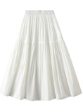 Women Retro Pleated Skirt