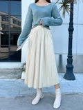 Autumn and Winter Pleated Skirt