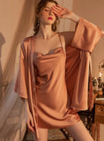 PAJAMA FEMALE SILK SLING NIGHTGOWN