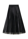 Women Velvet Gauze Skirt