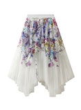 Palace Printed Irregular Gauze Skirt