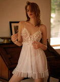 PERSPECTIVE LACE UNDERWEAR HOME NIGHTGOWN