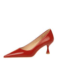 WOMEN'S GLOSSY PATENT LEATHER SHOES