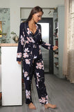 FASHION LONG-SLEEVED PRINT PAJAMAS HOME SUIT