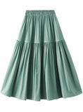 Women Retro Pleated Skirt