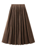 Autumn and Winter Pleated Skirt