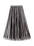 Women Velvet Gauze Skirt