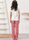 FASHION LONG-SLEEVED TROUSERS TWO-PIECE PAJAMAS