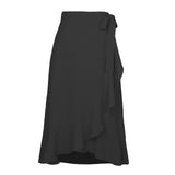 Irregular Solid color Skirt