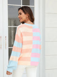 Crew Neck Stripes Sweater