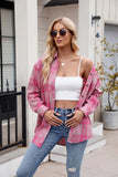 Casual Fashion Spice Loose Plaid Shirt