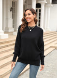 Large Size Loose Casual Round Neck Sweater