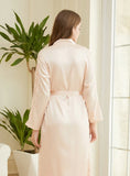 WOMEN SILK LONG ROBE PAJAMA