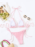 3D Flower Two Piece Bikini