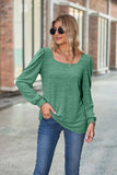 Loose Bubble Sleeve Long Sleeve T-shirt