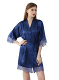 SHORT SLEEVE SILK ICE SILK HOME NIGHTGOWN