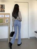 Bell Bottom High Waist Casual Flare Jeans