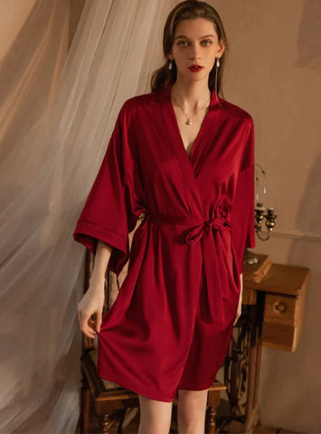 LACE GAUZE SPLICING SLING NIGHTDRESS SET