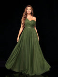 Off The Shoulder Tulle A Line Belt Prom Dress