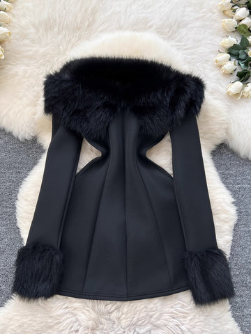 Long Sleeve Graceful Off The Shoulder Black Dress