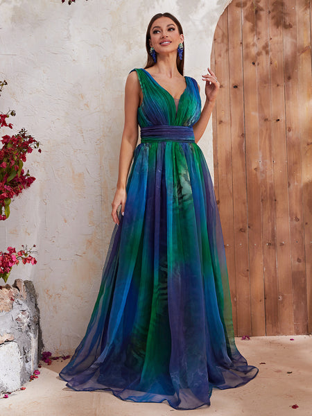 Periwinkle Dreams A-Line Maxi Dress