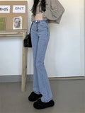 Bell Bottom High Waist Casual Flare Jeans