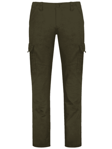 Trendy Flap Pockets Zip Fly Straight Cargo Pants