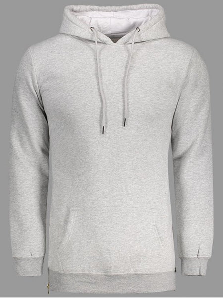 Trendy Sides Zipper Hoodie