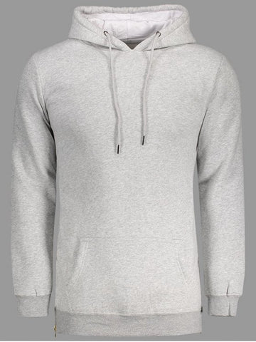 Trendy Sides Zipper Hoodie