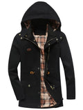 Fashion Drawstring Hooded Field Jacket