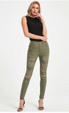 GREEN HOLE LEGGINGS PANT