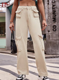 CASUAL MULTI-POCKET JEANS PANT