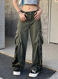 CONTRASTING CAMOUFLAGE OVERALLS JEANS