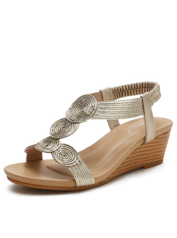 WOMEN ROMAN WEDGE SANDALS