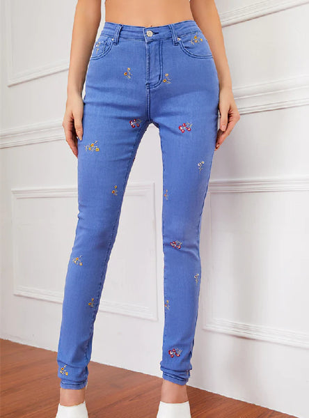 HEAVY INDUSTRY 3D EMBROIDERY JEANS