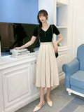 HIGH WAIST RETRO SLIM SKIRT