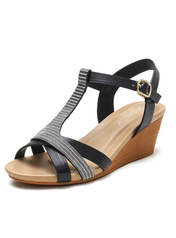 BOHEMIAN RETRO SLOPE GLADIATOR SANDALS