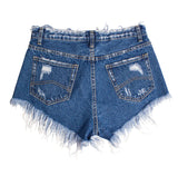 LOOSE-EDGED SENIM SHORTS